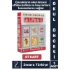 Okul Öncesi Eğitici Görsel Algı Alfabe Kelime Nesne Hayvan Tanıtıcı MEB Uyumlu 87 Kart ALFABE