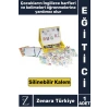 Eğitici Koordinasyon Harf Kelime Dil Öğreten Silinebilir Kalemli Eğlenceli MANYETİK TABLET İNGİLİZCE