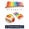 Çocuk Oyun Eğitici Müzik Aletleri Ses Algısı Tanıma Tın Ton Ayarlı Eğlenceli AHŞAP RENKLİ KSİLOFON