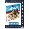 Zihinsel Gelişim Mantık Odaklanma Öngörü Problem Çözme Beceri Ahşap Platformlu Plastik Taşlı SATRANÇ