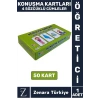 Eğitici Görsel Algı Dikkat İletişim Dil Bilgisi Geliştiren Çocuk KONUŞMA KARTLARI 4 SÖCÜKLÜ CÜMLELER