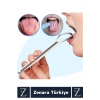 Premium Hijyenik Diş Sağlığını Koruyan Ağız Kokusu Önleyen Paslanmaz Çelik Dil Temizleyici