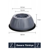 Çamaşır Makinesi Sandalye Kanepe Yatak Mobilya Titreşim Önleyici Sabitleyici Kaydırmaz Ayak 4 Adet