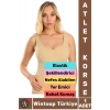 Özel Üretim Karın Bel Göğüs Şekillendiren Toparlayan Elastik Konforlu Ter Emici Kadın ATLET KORSE
