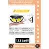 Outdoor Dış Mekan Aydınlatma Güneş Enerjili Fonksiyonel Sensör 3 Modlu 122 Led Solar Bahçe Lambası