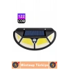 Outdoor Dış Mekan Aydınlatma Güneş Enerjili Fonksiyonel Sensör 3 Modlu 122 Led Solar Bahçe Lambası
