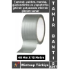 Uzun Ömürlü Su Nem Küfe Dayanıklı Çok Amaçlı GRİ Montaj Onarım Tamir Bantı 48 Mm X 10 Metre 5 Adet