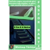 Karanlıkta Parlayan Acil Durum Çıkış Merdiven Kenar Esnek Güçlü Yapışkan Fosfor Bant 2 CmX4 Mtr 2 Ad