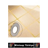 Uzun Ömürlü Kendinden Yapışkanlı Karo Zemin Fayans Derz 0.5 Cm X 50 Metre Gold Şerit Bant