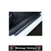 İz Bırakmaz Kapı Eşik Tampon Ev Çizilme Önleyen Koruma Şık Karbon Fiber Bant 3 Cm X 3 Metre 5 Adet