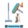 Dayanıklı Yıkanabilir Kolay Temizlenir Pet Kedi Köpek Uzun Saplı Evcil Hayvan Tüy Temizleme Fırçası