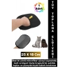 Yeni Nesil Ergonomik Çift Yönlü Mikrofiber Evcil Hayvan Kedi Köpek Tüy Toplama Eldiveni 25 x 18 Cm