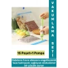 Kolay Kullanım Et Sebze Balık Gıda Manuel Pompalı Vakumlama Saklama Poşeti Özel Set 15 Poşet+1 Pompa