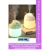 Portatif Sessiz Çalışır Şık Sevimli Kedi Tasarımlı Humidifier USB Şarjlı Oda Hava Nemlendirici 250ML