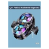 Telefon Soğutucu Çift Fanlı 3 Hız Kademeli RGB Işıklı IPhone11 / Pro /Promax Uyumlu
