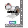 Ultra Güçlü Su Geçirmez Isıya Dayanıklı Alüminyum Folyo İzolasyon Tamirat 72 Mm X 2 Metre Çamur Bant