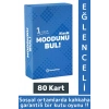 Eğlenceli Genç Yetişkin Arkadaş Yılbaşı Sosyalleşme Özel Gün Moodunu Bul-Klasik Oyun Kartları 80Kart