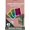 Eğlenceli Aile Arkadaş Okul Sosyalleşme Yaratıcılık Sözel Beceri Gelişimi Oyun Banned-Klasik 45 Kart