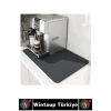 Kaymaz Kauçuk Güçlü Su Emici Tezgah Üstü Banyo Mutfak Bulaşık Kapı Önü Çok Amaçlı Mat 40 X 50 Cm