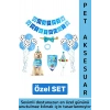 Evcil Hayvan Pet İlgi Çekici Moral Yükselten Köpekler İçin Eğlenceli Ödül Doğum Günü Partisi Seti