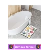 Dayanıklı Uzun Ömürlü Kaymaz Leke Tutmaz Ultra Su Nem Koku Emici Çok Şık 3D Banyo Paspası 40x60 Cm