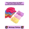 Her Baş Ölçüsüne Uyumlu Esnek Hızlı Emici Banyo Havuz Duş Mikrofiber Havlu Saç Kurutma Bonesi 2 Adet