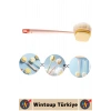 Ergonomik Tutuş Hassas Derin Temizlik Çift Taraflı Asılabilir Saplı Banyo Duş Fırçası 35 X 6.5 Cm