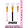 Ergonomik Cilt Maskesi Temizleme Sürme Esnek Pürüzsüz Kullanım Cilt Bakımı Maske Sürme Spatulası