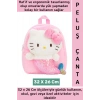 Yeni Sezon Çocuk Genç Kız Gündelik Okul Şık Sevimli Hello Kitty Yumuşak Peluş Sırt Çantası 32X26 Cm