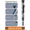 Premium Küçük Elektronik Tamirat Onarım Manyetik Uçlu Esnek Hassas Tornavida Seti 115 Parça