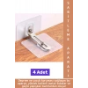 Kendinden Yapışkanlı Kolay Montaj Çocuk Koruma Kitap Dolap Gardırop Mobilya Sabitleme Aparatı 4 Adet