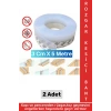 Özel Üretim Kapı Altı Pencere Rüzgar Böcek Haşere Önleyen Rüzgar Kesici Bant 3 Cm X 5 Metre 2 Adet