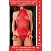 Özel Model Sevgililer Günü Yılbaşı Gece Parti Hediye Sexy Fantezi Zarif Çok Şık Kadın File Bodysuit