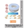Özel Üretim Kapı Altı Pencere Rüzgar Böcek Haşere Önleyen Rüzgar Kesici Bant 3 Cm X 5 Metre 3 Adet