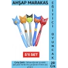Özel Tasarım Genç Yetişkin Salsa Ritim Çocuk Müzik Eğitimi Çok Şık Dayanıklı Ahşap Marakas 5li SET