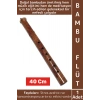 Premium Hobi Müzik Meditasyon Geleneksel Nefesli Çalgı Çok Şık Dayanıklı Doğal Bambu Flüt 40 Cm