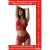 Konforlu Doğal Görünüm Hafif Esnek Toparlayıcı Kadın Kırmızı Dantelli Bralet Sütyen Külot Takımı