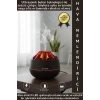Premium Ultrasonik Sessiz Çalışma Meditasyon Yoga Şık Odun Ateşi Efekti Oda Hava Nemlendirici 300 ML