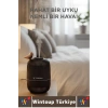 Premium Buhar Makinesi Şık Kuş Detaylı Ahşap Görünümlü Renkli LED Işık Oda Hava Nemlendirici 280 ML