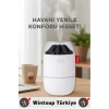 Premium Sessiz Buhar Makinesi Meditasyon Led Işıklı Odun Ateşi Efektli Oda Hava Nemlendirici 280 ML
