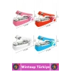 Seyahat Tipi Yırtık Sökük Onarımı Pratik Portatif Çanta Cep Boy Çok Şık Kablosuz Mini Dikiş Makinesi