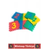 Ev Kreş Çocuk Odası Görsel Algı Eğitici Dayanıklı Esnek Canlı Renk Sayılar Puzzle Yer Matı 9 Parça