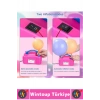 Güçlü Motor Kaydırmaz Ayaklı Doğum Günü Düğün Nişan Parti Elektrikli Hızlı Balon Şişirme Makinesi