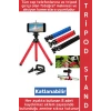 Telefon Aksiyon Kamerası Yatay Dikey Şık Ahtapot Selfie Tripod Telefon Tutucu Akrobat Stand Çubuğu