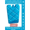 Premium Outdoor Piknik Kamp Seyahat Balıkçı Medikal Yiyecek İçecek Soğuk Sızdırmaz Buz Kaseti 5 Adet