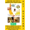 Evcil Hayvan İlgi Çekici Enerji Atma Fiziksel Aktivite Ses Çıkaran Tavuk Kedi Köpek Oyuncağı 38 Cm