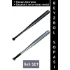 #BeyzbolSopası Yüksek Kalite Dekoratif Hassas Kavrama Dayanıklı Kırılmaz Şık Metal Baseboll Sopası