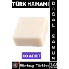 #KatıSabun Doğal Bitkisel El Yüz Saç Vücut Cilt İçin Organik Türk Hamamı Sabunu 120 Gram 10 Adet