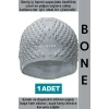 #Bone Su Sızdırmaz Esnek Yumuşak Silikon Havuz Deniz Yüzme Kulağa Su Geçirmez Büyük Beden Saç Bonesi