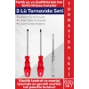 #TornavidaSeti Dayanıklı Ev Atölye Tamirat Montaj Düz Yıldız Kontrol Kalemi 3 Parça Tornavida Seti